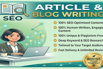 write engaging articles and SEO blog content