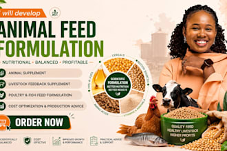 develop optimized dog, cat food formulation, feed recipe, pet nutrition, chemist