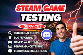 game testing, steam game qa testing, and android app testing as a game tester