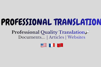 provide professional translation and creative content writing