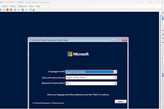 install  and configure windows server and active directory
