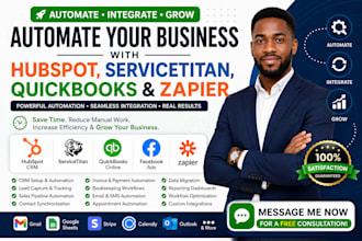 do slack hubspot servicetitan quickbooks lofty dubsado vtiger zapier automation
