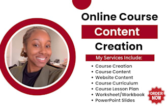 write engaging online course content and course curriculum