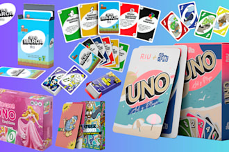 design custom playing cards uno card deck poker cards board game card box design