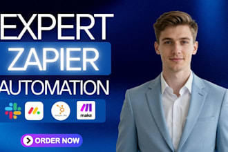 be your zapier expert for zapier automation makecom workflow automation
