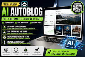 build an ai autoblog and automated wordpress news website