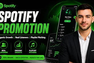 do organic spotify music promotion and playlist pitching