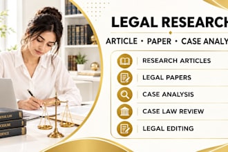 write a legal research article, paper or case analysis