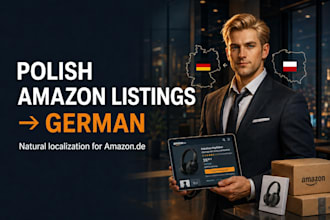 translate and localize polish amazon listings into german