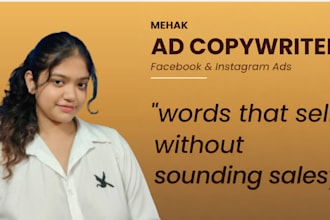 write high converting ad copy for facebook and instagram