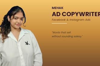 write high converting ad copy for facebook and instagram
