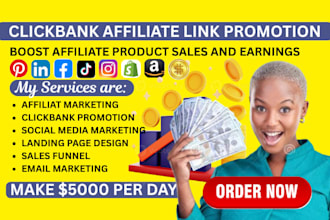 build a high converting clickbank affiliate marketing funnel and landing page