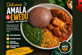 prepare delicious amala with ewedu