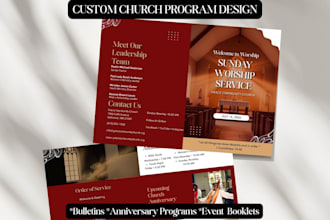 design a professional church program