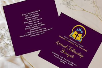 design a professional custom invitation