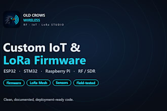 build a complete iot product with firmware, lora, wifi and docs
