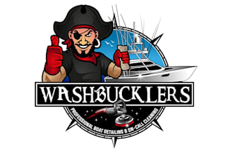 design outstanding boat detailing logo for 24 hour delivery