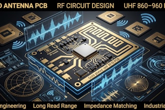design high performance uhf rfid pcb with rf circuit and antenna