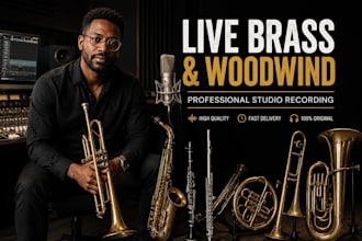 record live saxophone, flute, clarinet, oboe and piccolo for your song