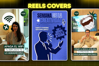 design instagram reel covers and youtube shorts thumbnails