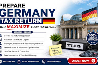 prepare germany tax return and maximize your tax refund