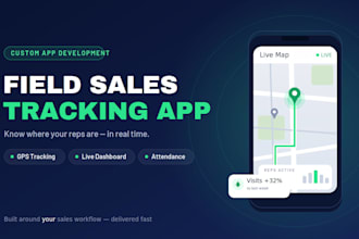 build a salesman tracking field sales app