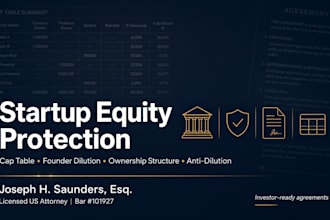prepare comprehensive startup ownership structure documents