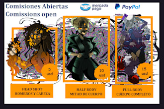 do desing original chracters and fan art