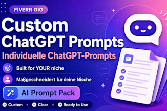 create custom ai prompts for your content niche