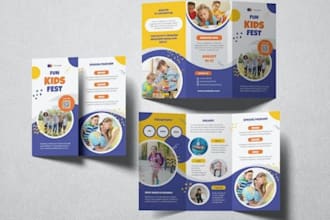 design trifold, bifold brochure, flyer design and catalog