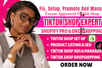 setup tiktok shop, manage tiktok shop, stan store setup, stan stop, tiktok ads