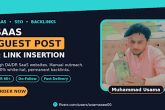 provide high authority saas guest post and tech link building