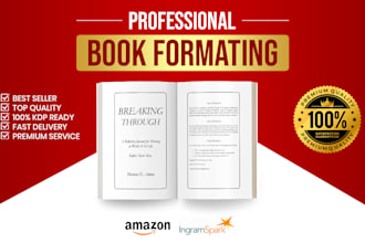 amazon kdp book formatting and epub for ebooks