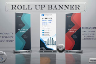 design roll up retractable, pull up banner, for your event