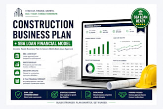 write a construction company business plan for sba bank loan approval