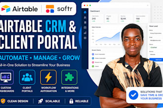 build airtable airtable automation zapier softr webapp CRM airtable interface