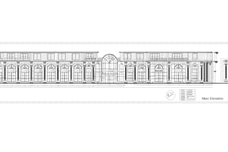 draw 2d house blueprint,architecture front,back, rear elevation, dimensions plan