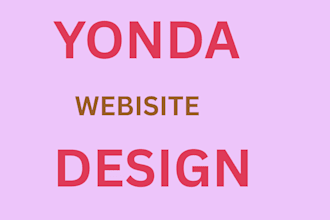 build a yonda website design and redesign