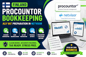 do finland procountor bookkeeping and alv vat filing in netvisor