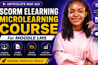 build articulate rise 360 scorm elearning course microlearning for moodle lms