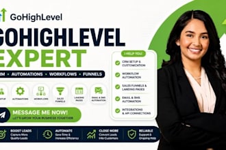 gohighlevel expert  ghl VA ghl automations ghl workflows ghl funnels CRM expert