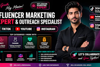 promote your brand with tiktok, instagram, and youtube influencers