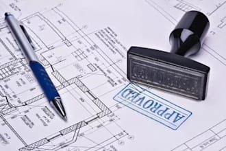 create architectural and structural drawings for city permit