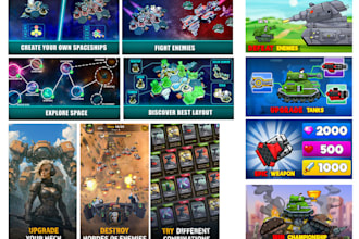 design aso screenshots for app store and google play