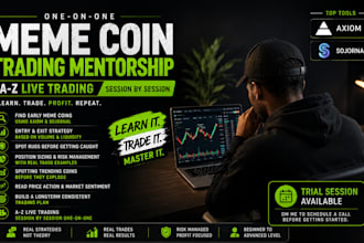 mentor you a z live trading meme coin broken down session by session
