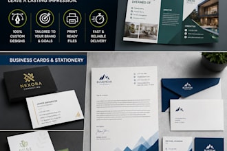 design professional business cards and corporate stationery