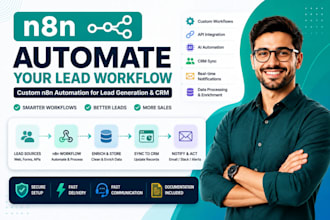 build n8n lead generation automation workflows