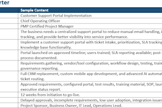 create a professional project plan, gantt chart, and project schedule
