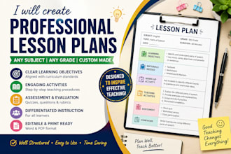 design engaging lesson plan for teachers and educators