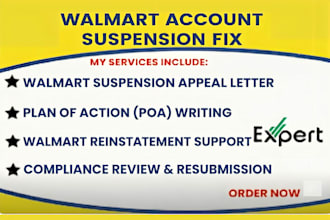 fix your walmart suspension with guaranteed appeal letter of action